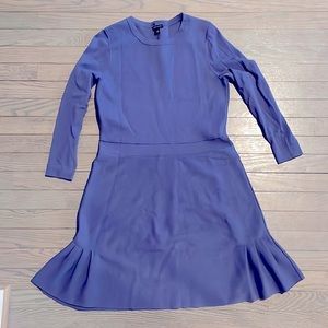 Ann Taylor Blue Sweater Dress Size Medium